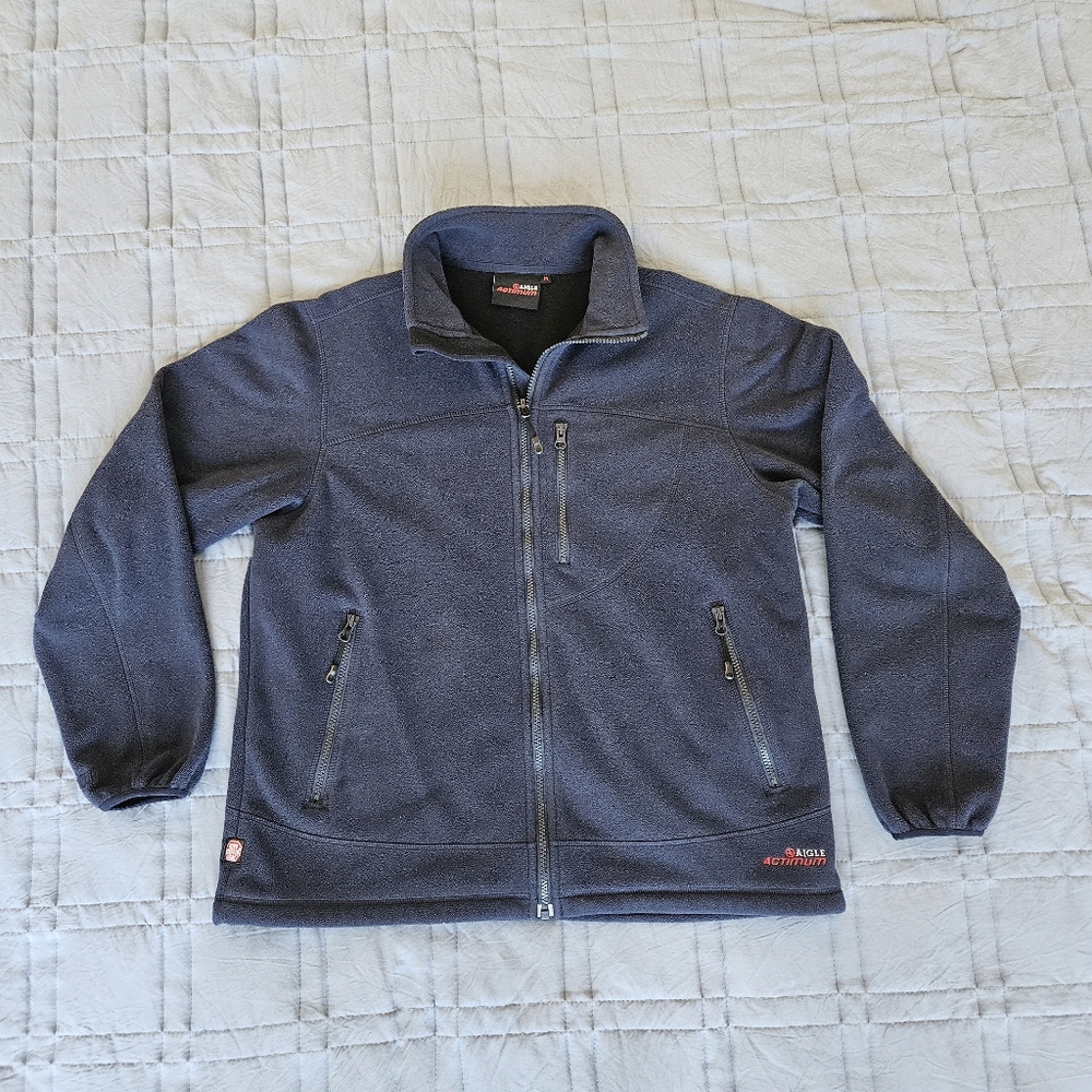 Aigle Actimum Men's Dark Blue Fleece Jacket Size M